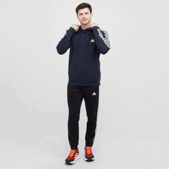 Men's Essentials Fleece 3-Stripes Hoodie