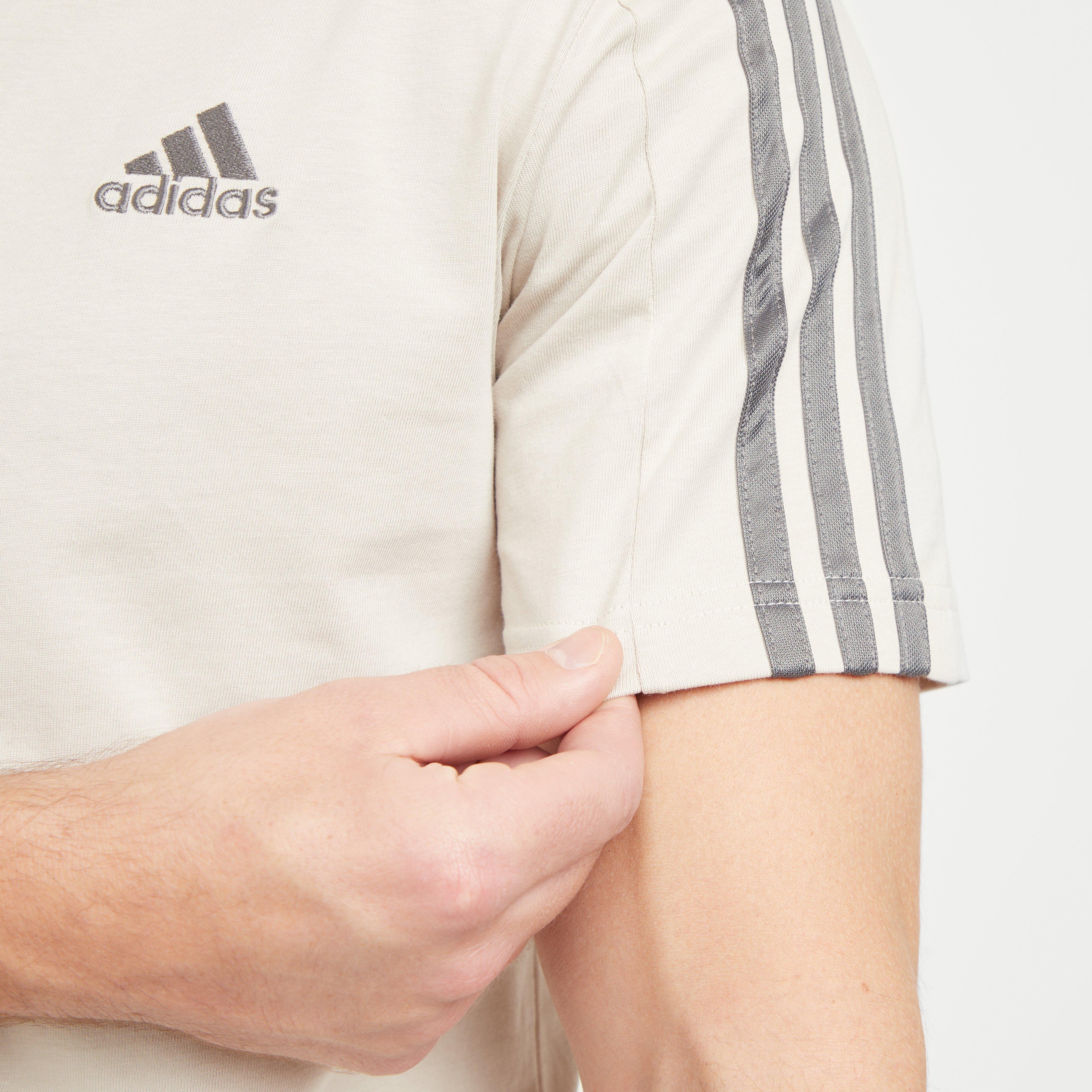 Men’s 3 Stripes Single Jersey T-Shirt