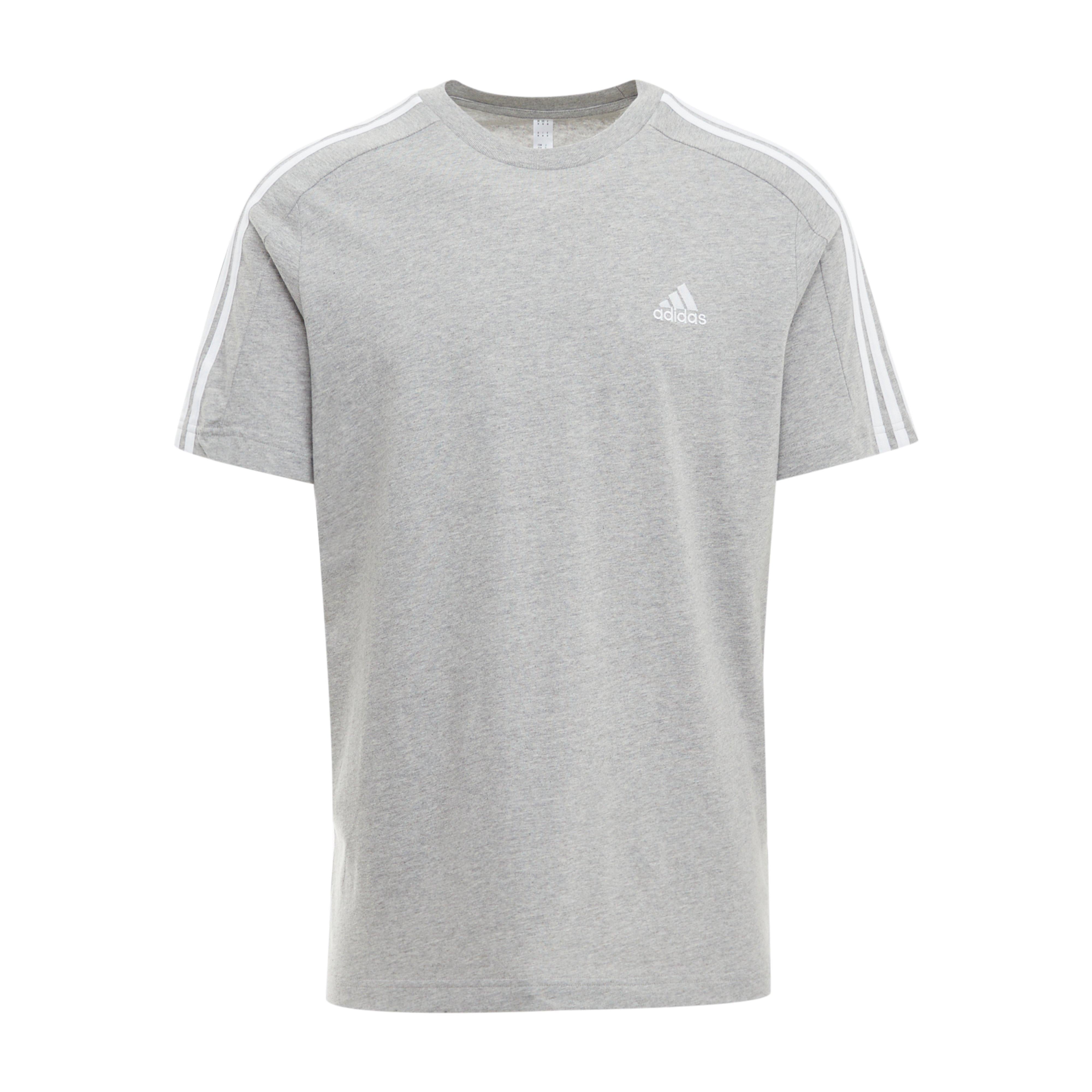 Men's Essentials Single Jersey 3-Stripes Tee