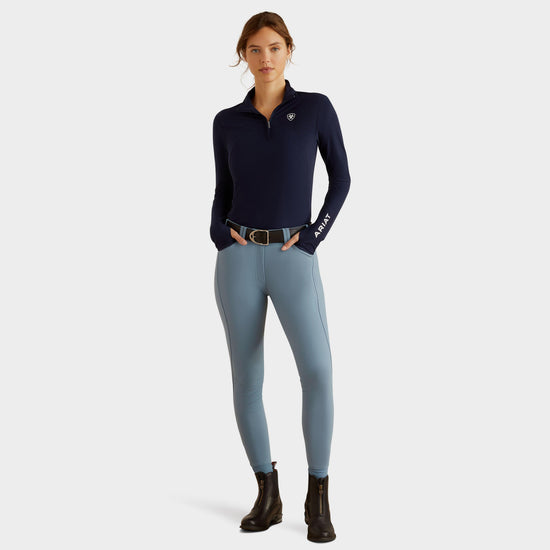 Womens Lowell 3.0 1/4 Zip Base Layer Navy Eclipse