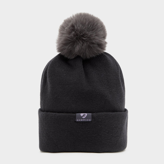 Women's Fleece Lined Bobble Hat