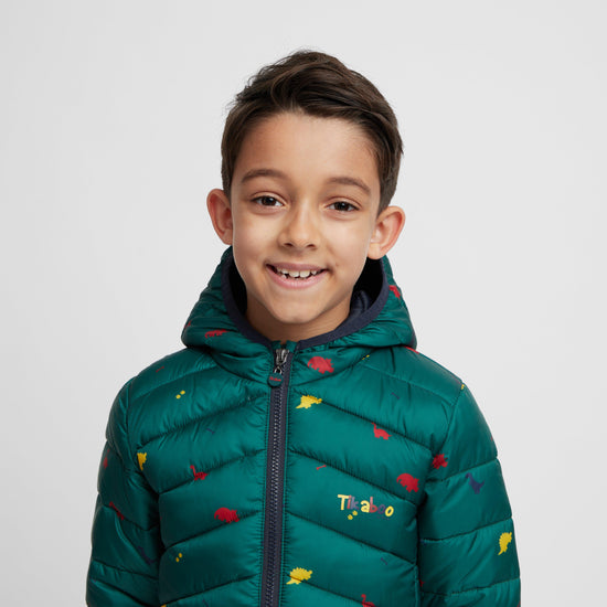 Kids' Padded Dino Coat