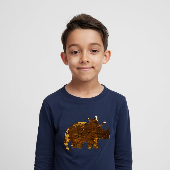 Kids’ Long Sleeve Dino T-Shirt