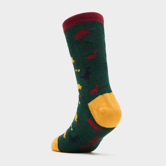 Kids’ Ankle Socks Dinosaur
