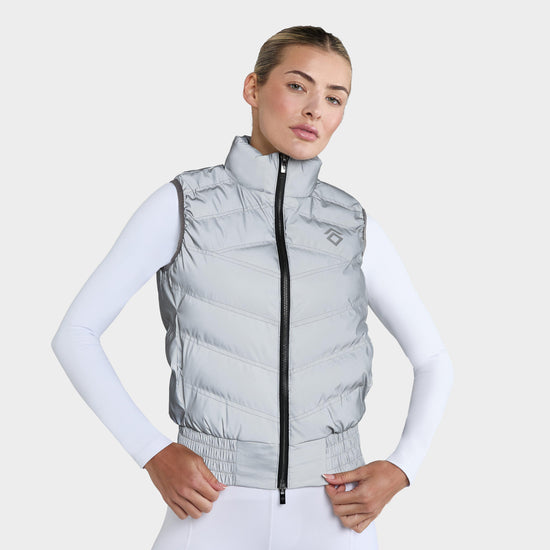 Women’s Reflective Lightweight Gilet Grey