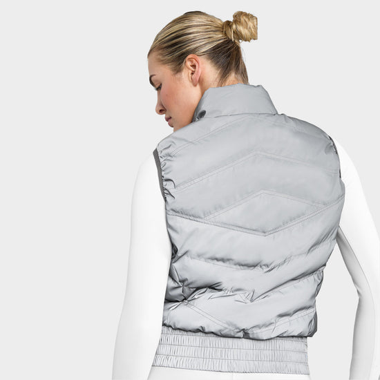 Women’s Reflective Lightweight Gilet Grey