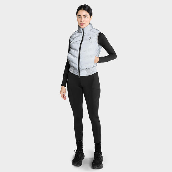 Women’s Reflective Lightweight Gilet Grey