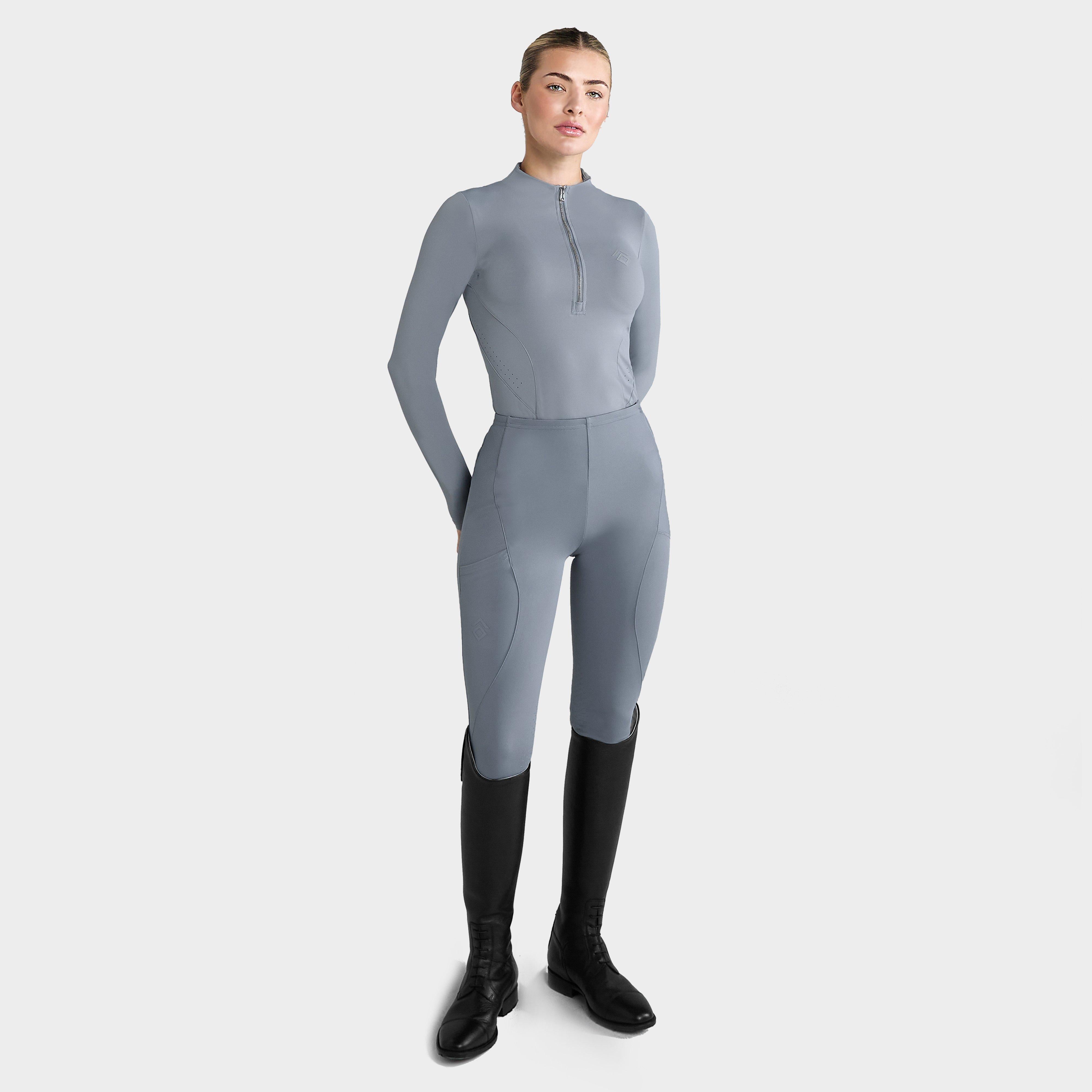 Women’s Core Full Seat Riding Leggings Ash Blue