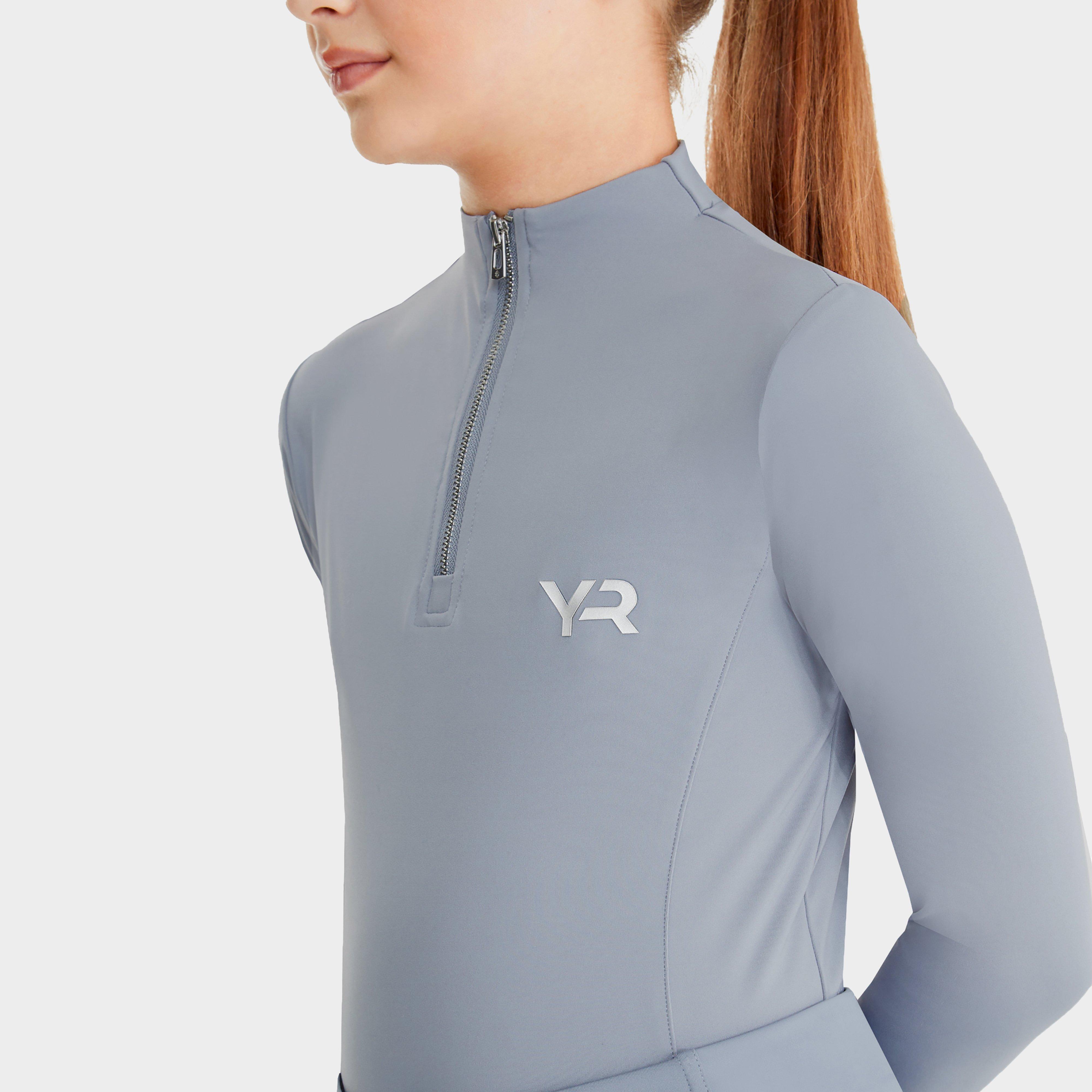 Kids’ Young Rider Baselayer Ash Blue