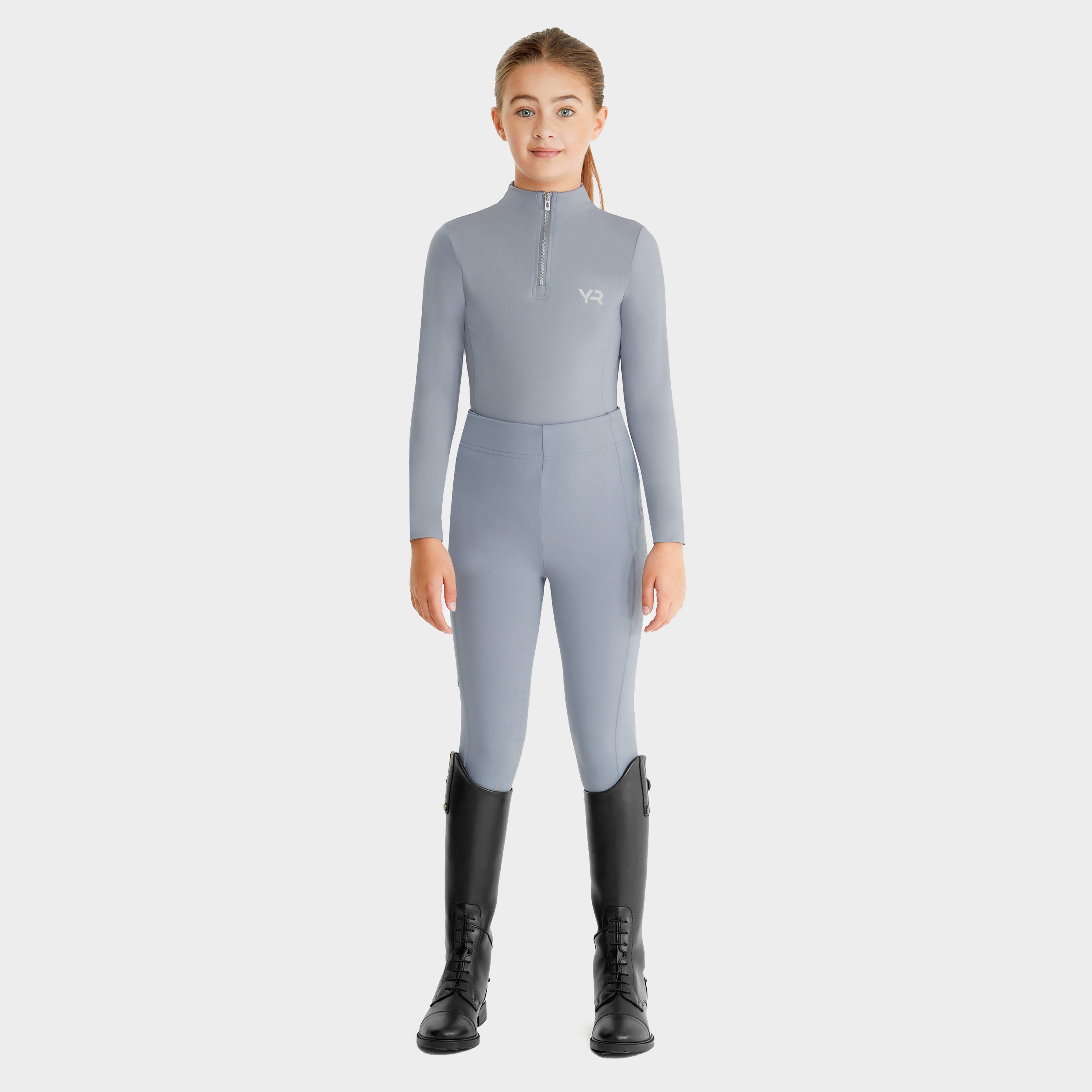 Kids’ Young Rider Baselayer Ash Blue