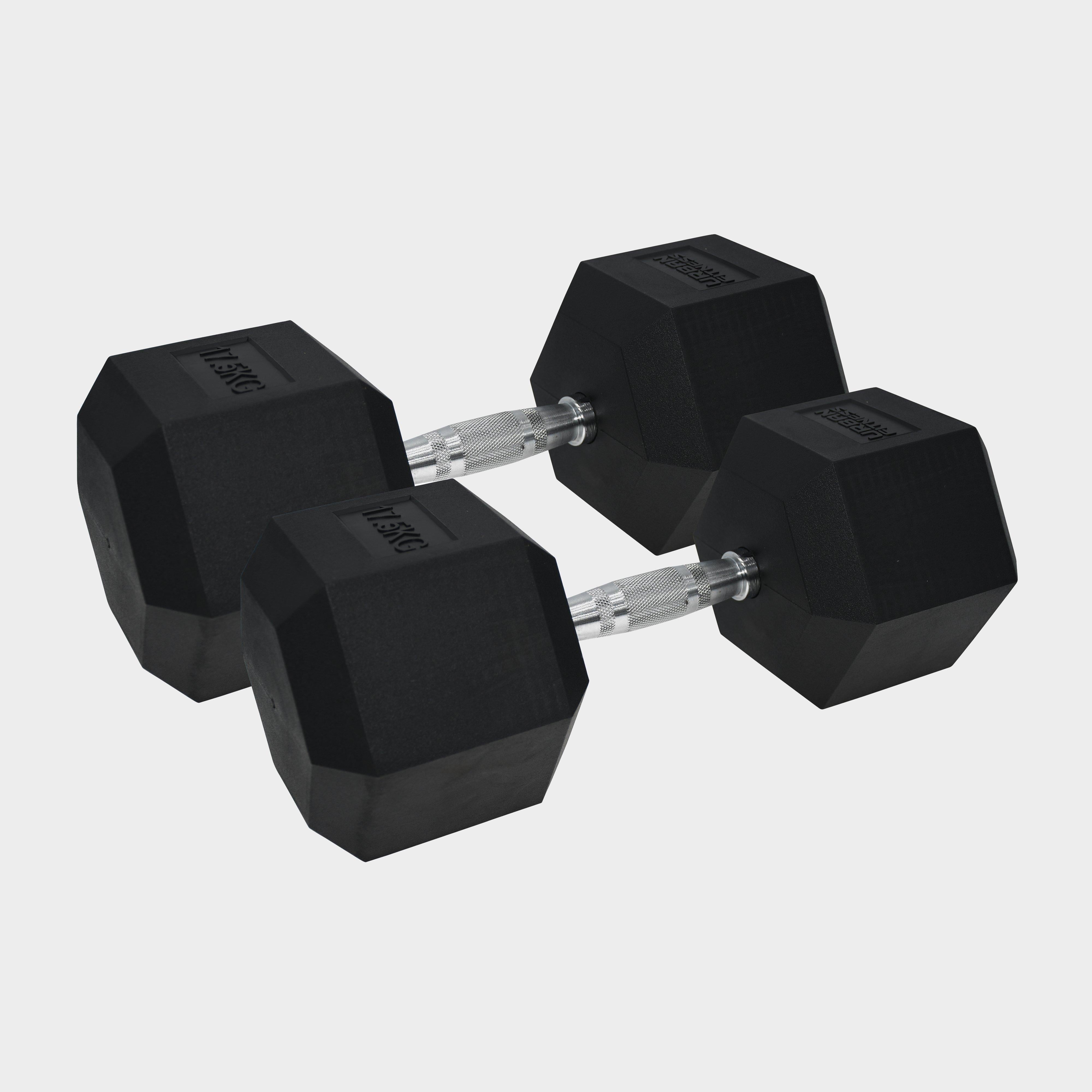Pro Hex Dumbbells Pair 17.5kg