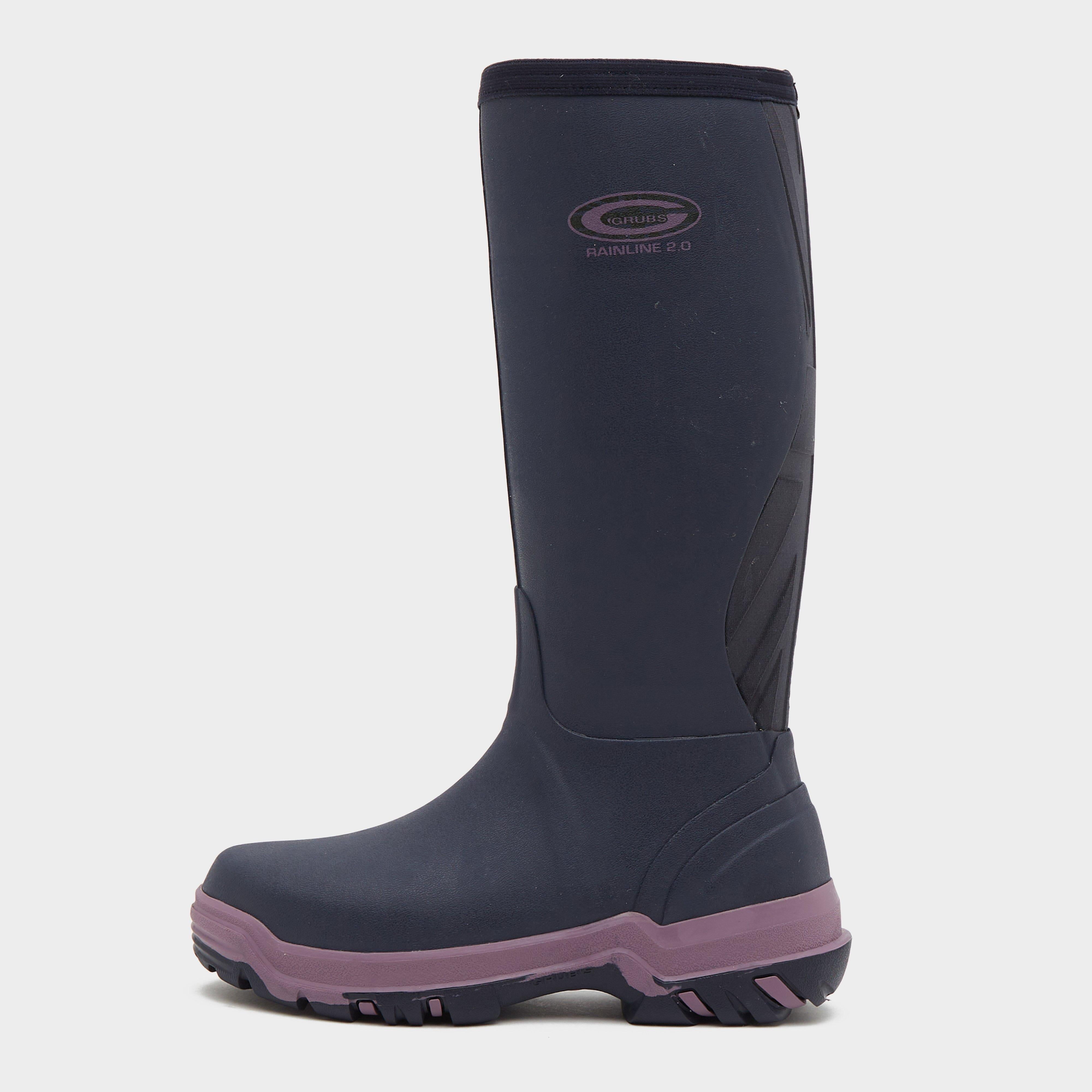 Womens Rainline 2.0 Wellington Boots Aubergine