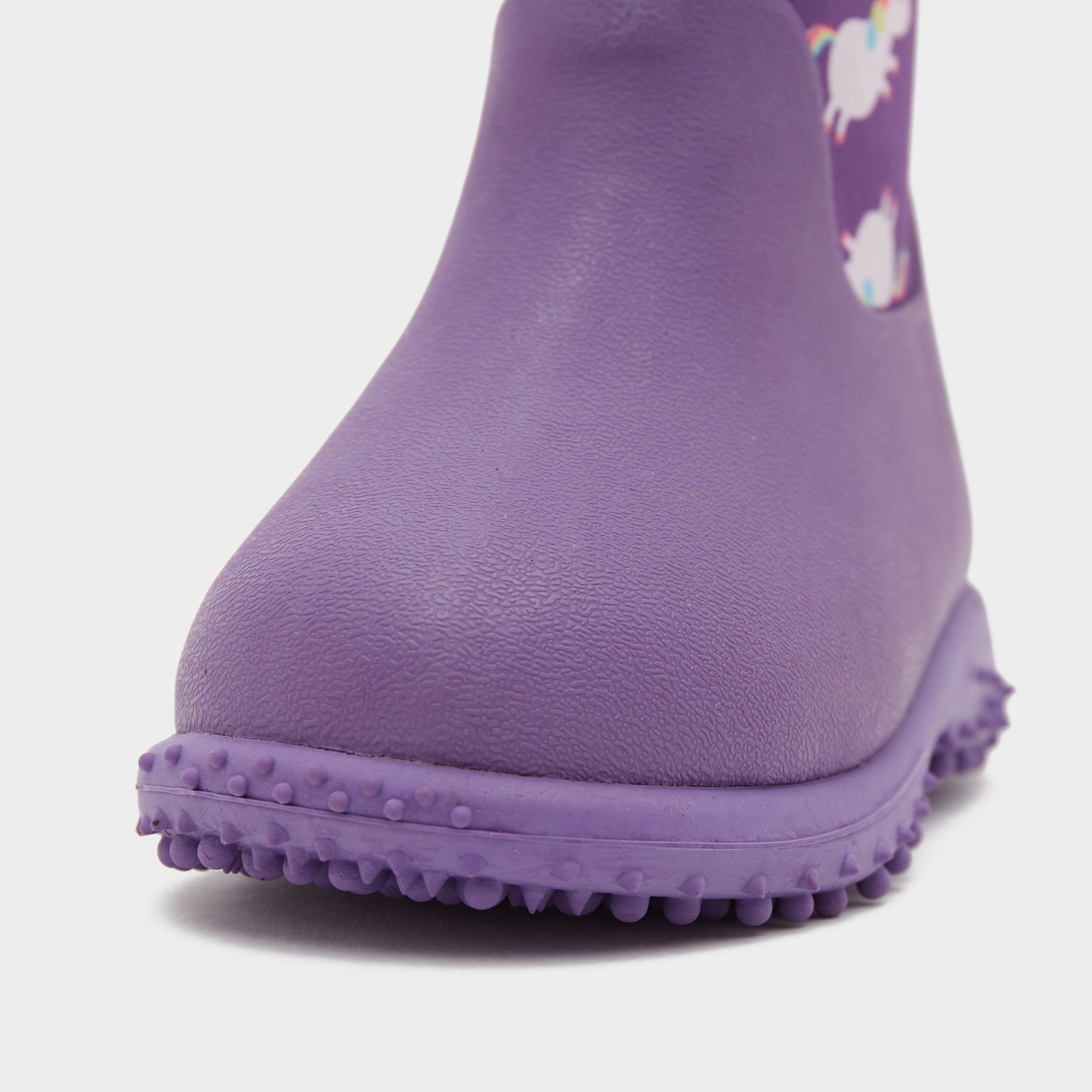 Kids Muddies Puddle 5.0 Wellington Boots Unicorn/Violet