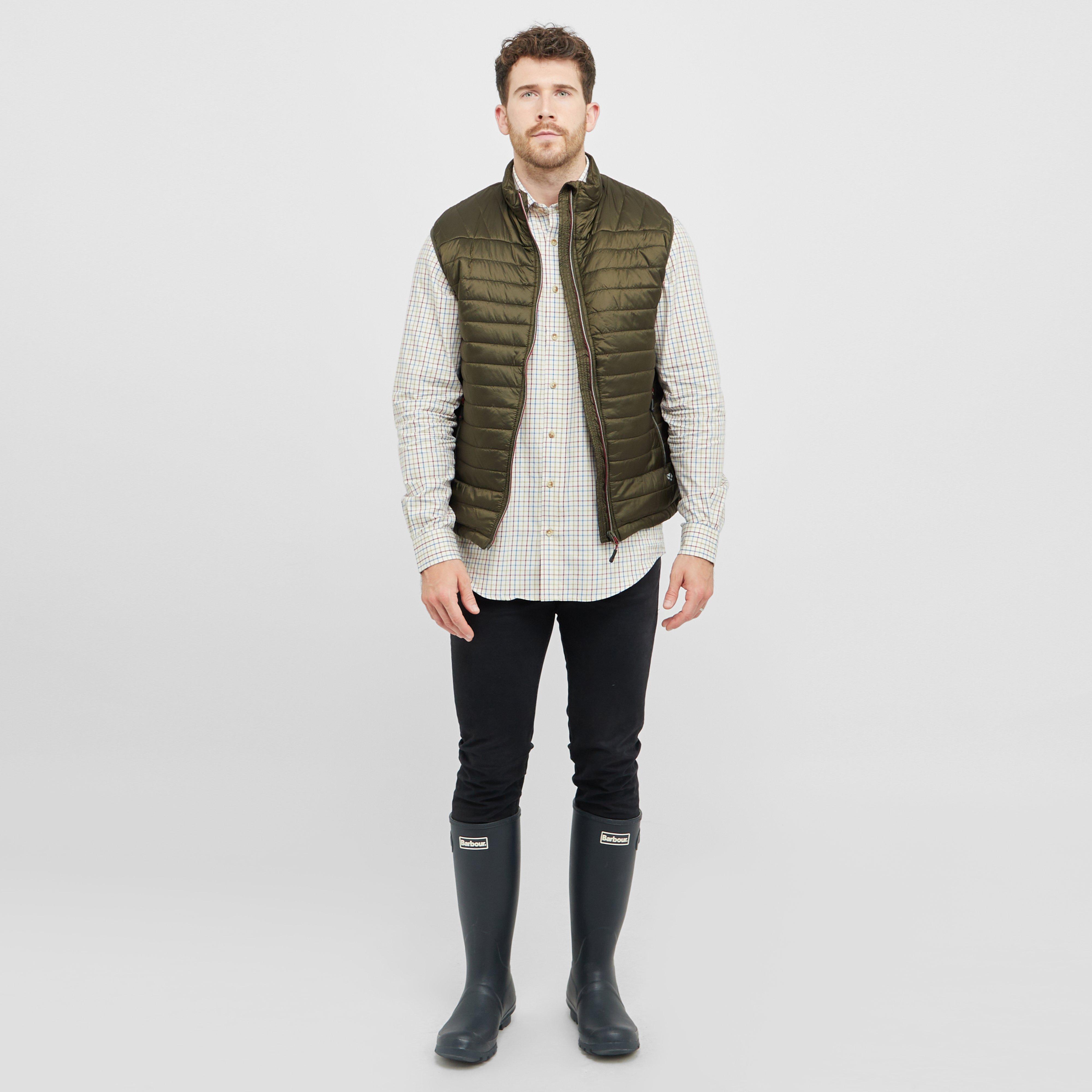 Mens Kingston Rip-Stop Gilet Olive/Merlot