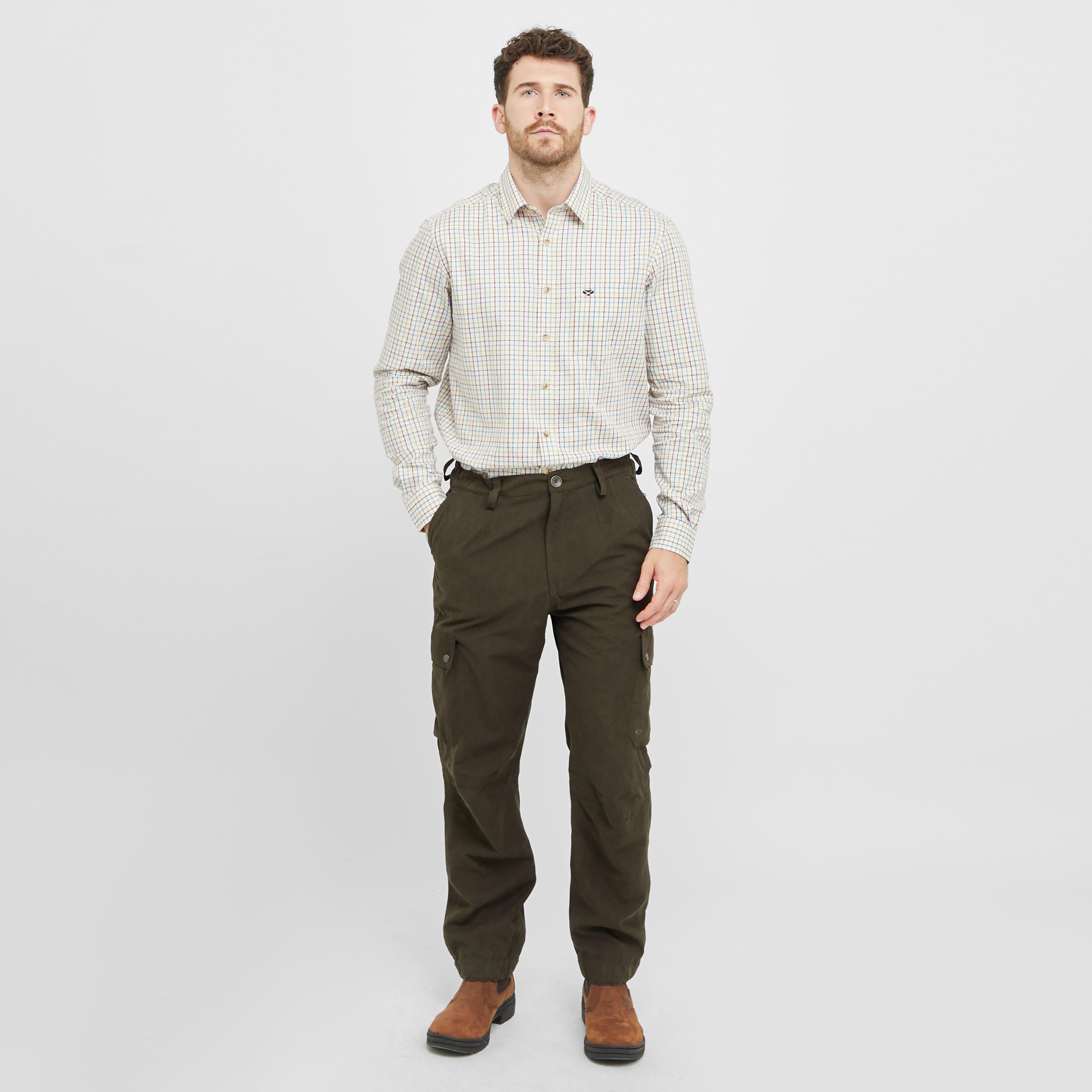 Mens Struther Field Trousers Dark Green