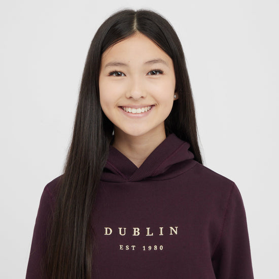Kid's Lilah Lurex Logo Hoodie