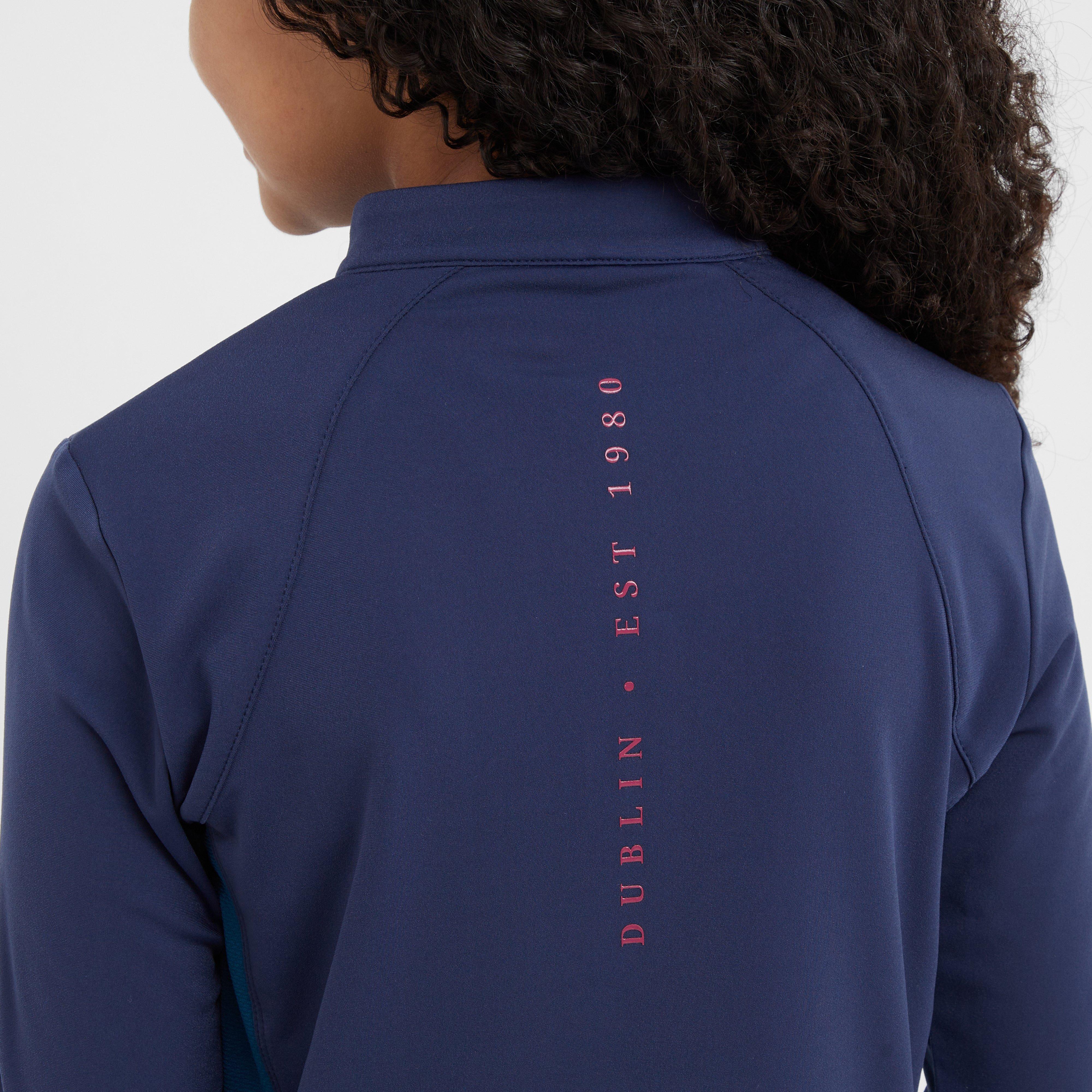 Kids' Sadie Long Sleeve Panel Riding Top