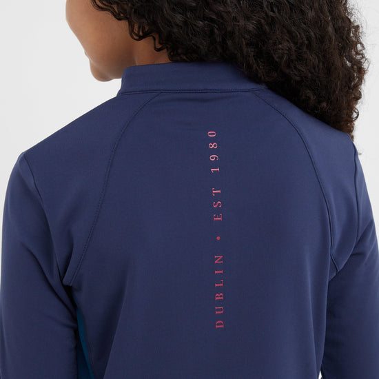 Kids' Sadie Long Sleeve Panel Riding Top