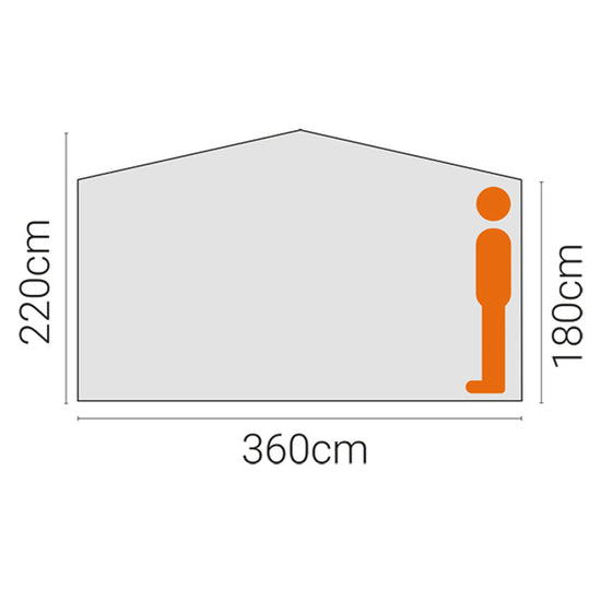 Instant Screen House 6 UV50 Plus Shelter Gazebo