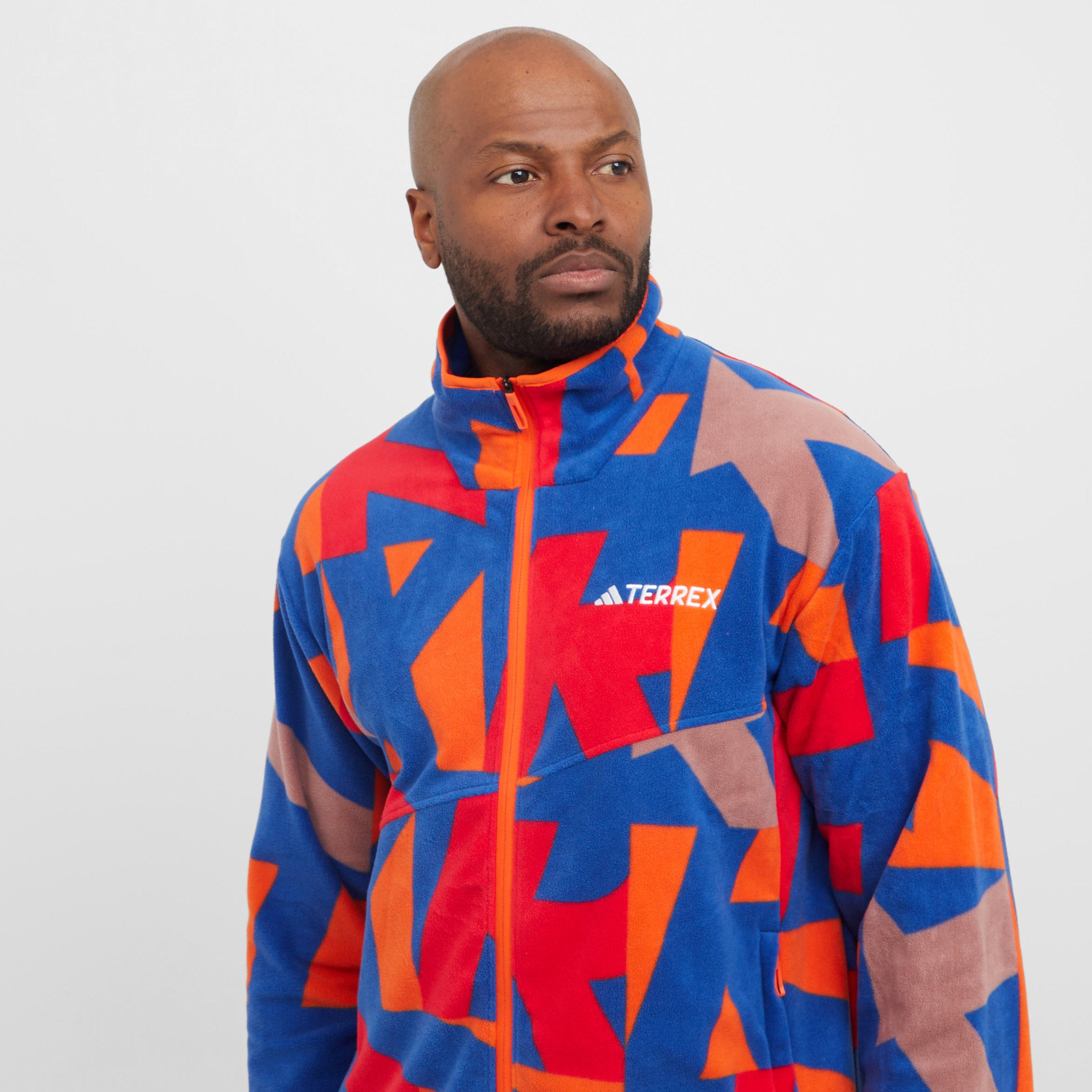 Men’s Multi Printed Full-Zip Fleece Jacket