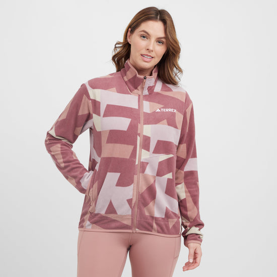 Women’s Multi-Printed Full-Zip Fleece Jacket