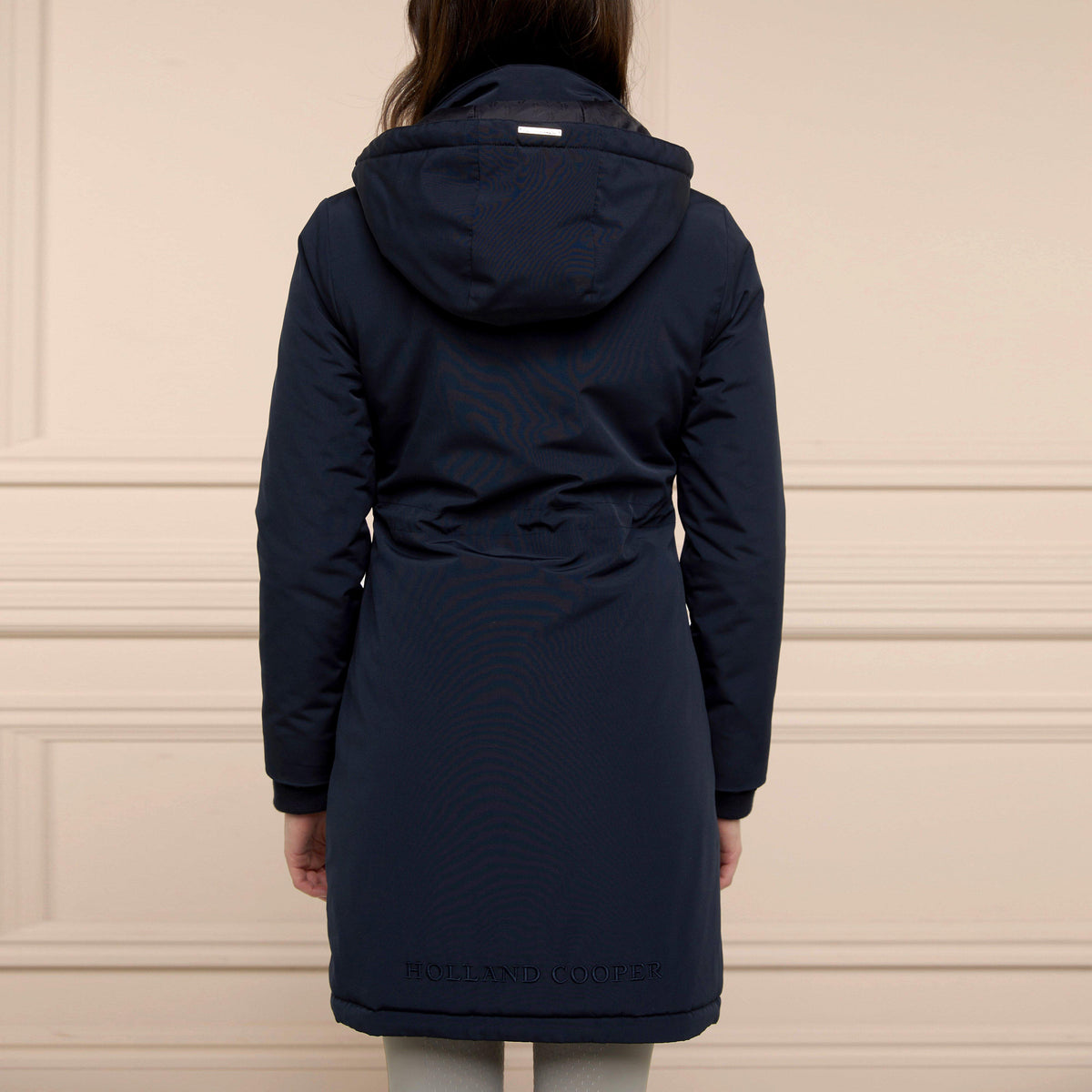 Womens Team Waterproof Coat Ink Navy Mono
