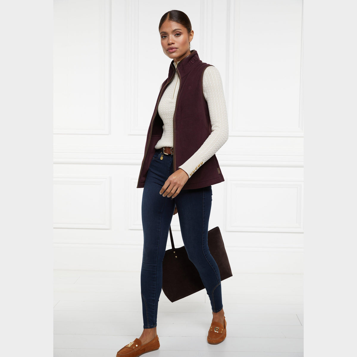 Womens Country Fleece Gilet