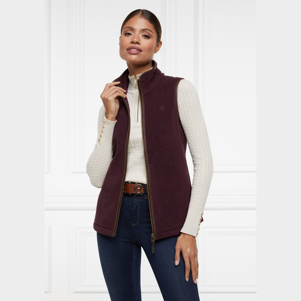 Womens Country Fleece Gilet