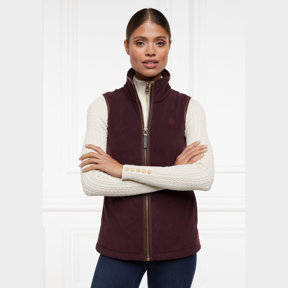 Womens Country Fleece Gilet
