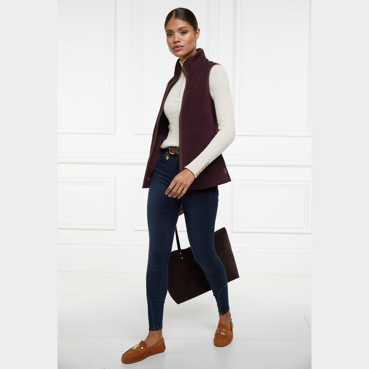 Womens Country Fleece Gilet