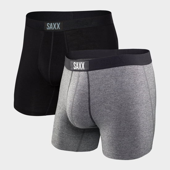 Men's Vibe Soft Boxer Shorts Pack of Two