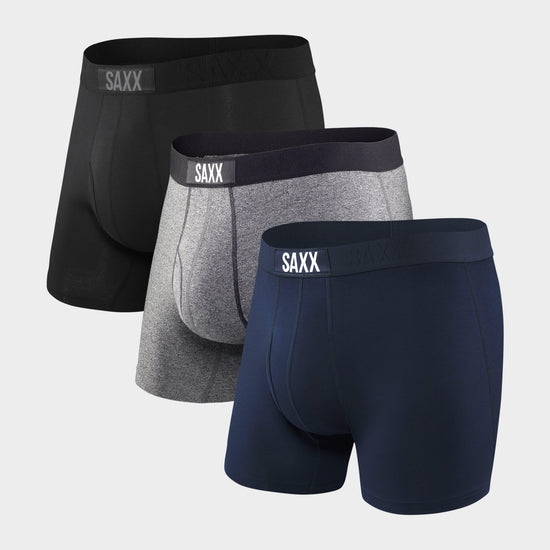 Men's Ultra Soft Boxer Shorts Pack of Three
