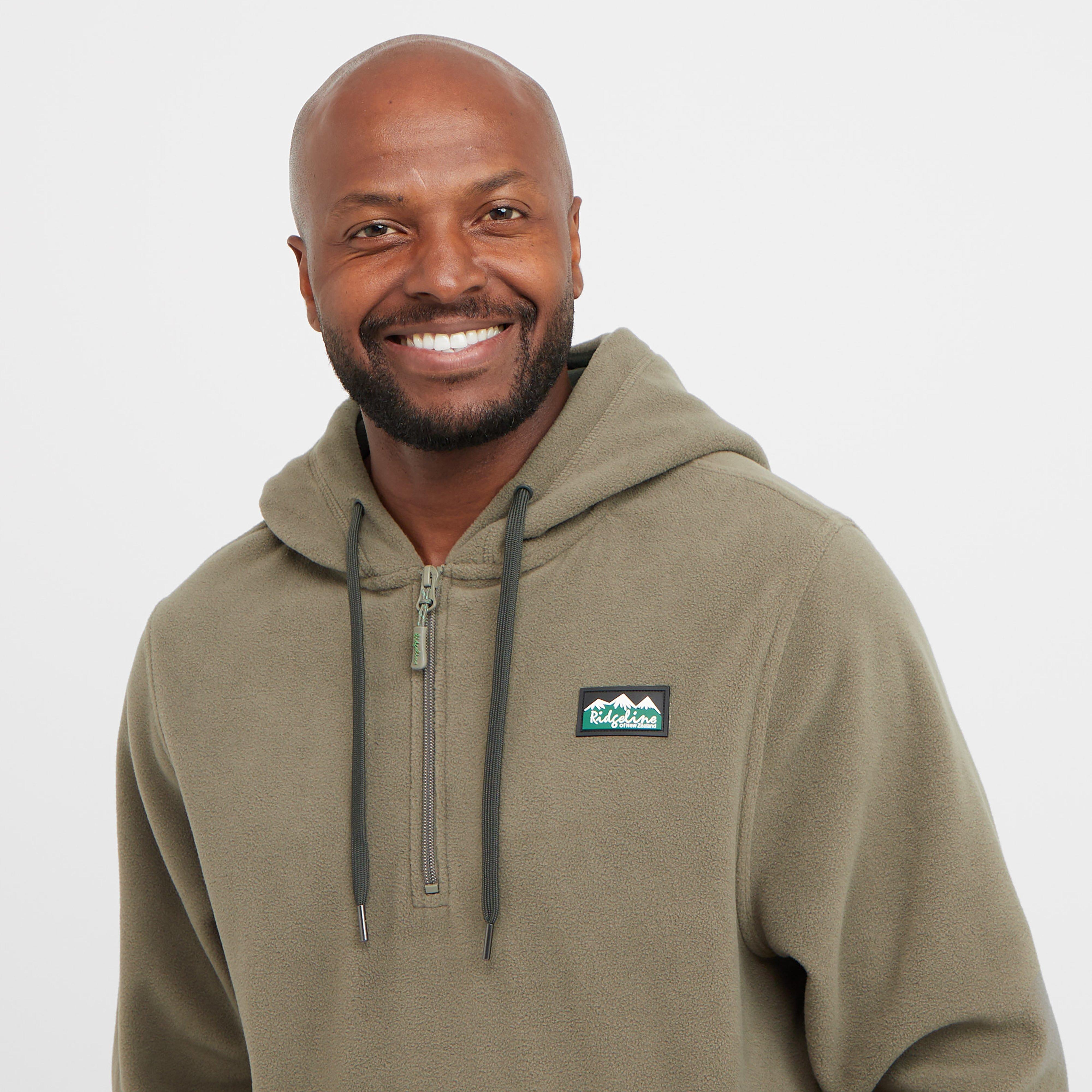 Mens Ballistic Fleece Hoodie Smokey Olive