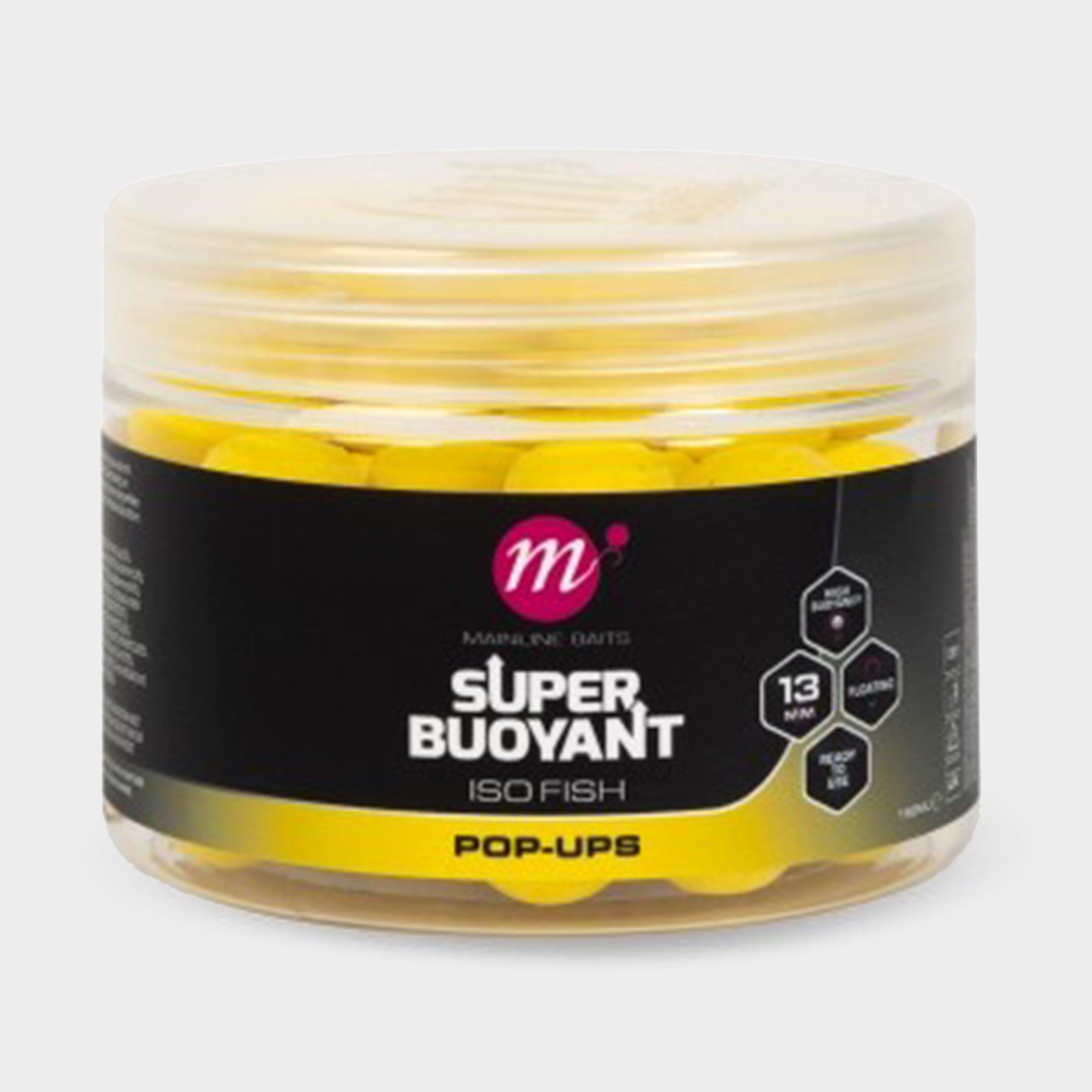 Super Buoyant Pop Ups ISO Fish Yellow 13mm