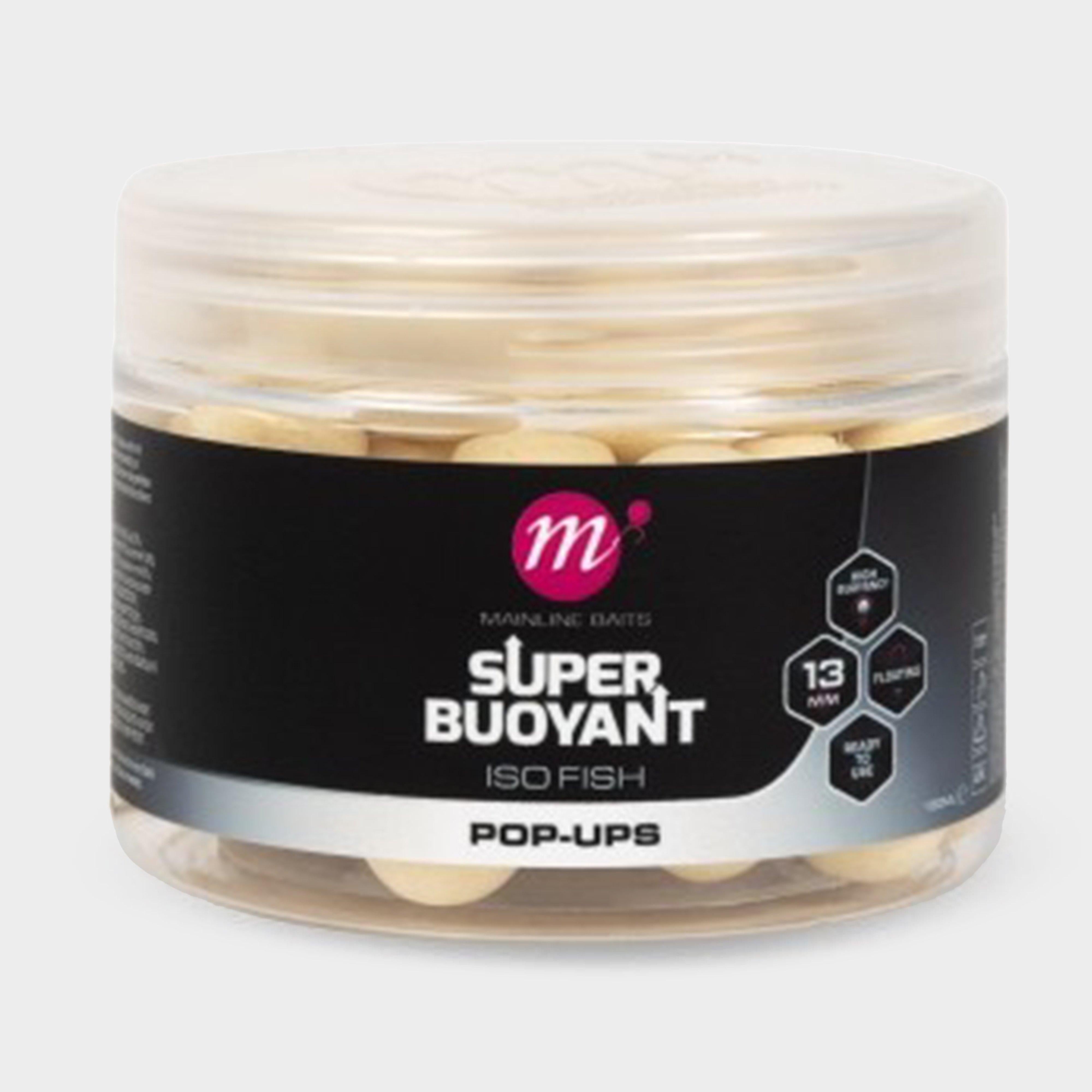 Super Buoyant Pop Ups ISO Fish White 13mm