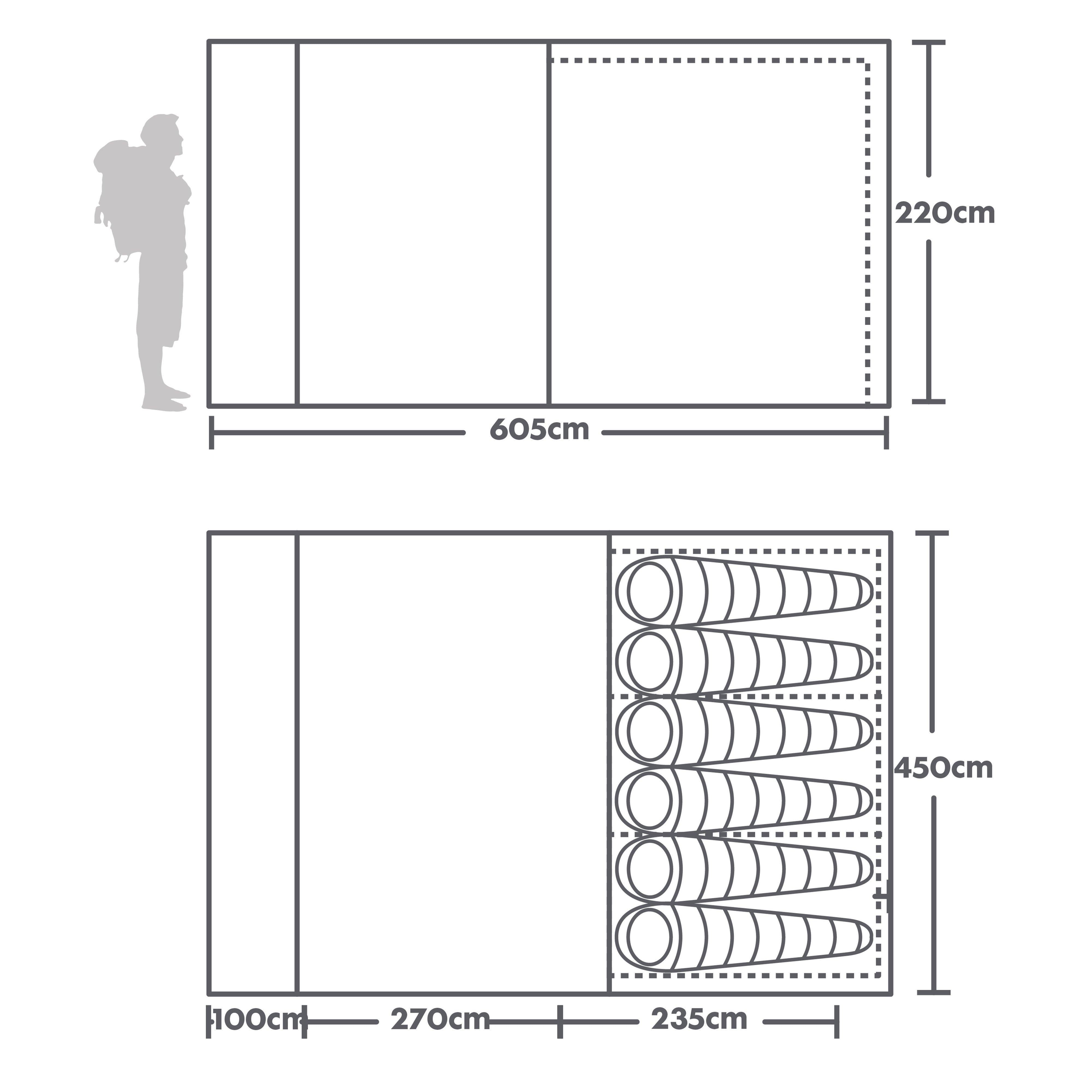 Refurbished Air 6XL Polycotton Tent