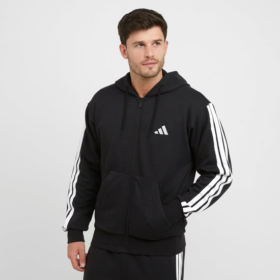 Men’s Essentials 3-Stripes Fleece Hoodie