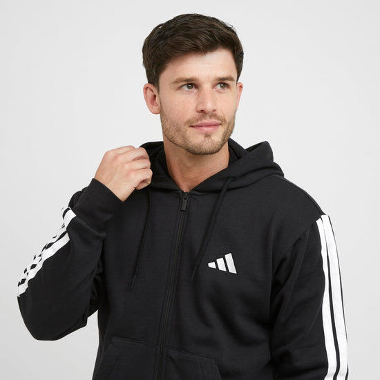Men’s Essentials 3-Stripes Fleece Hoodie