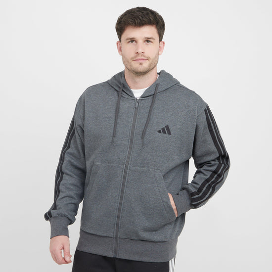 Men’s Essentials 3-Stripes Fleece Hoodie
