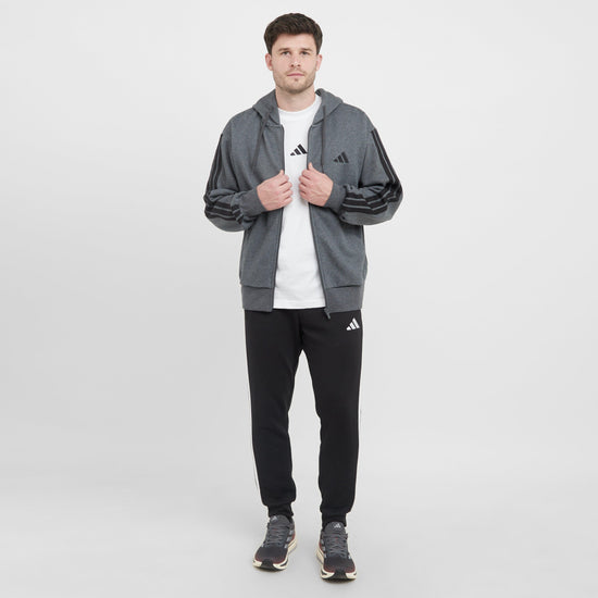 Men’s Essentials 3-Stripes Fleece Hoodie