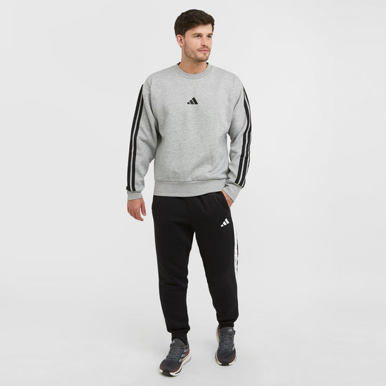 Men’s Essentials 3-Stripes Fleece Sweatshirt