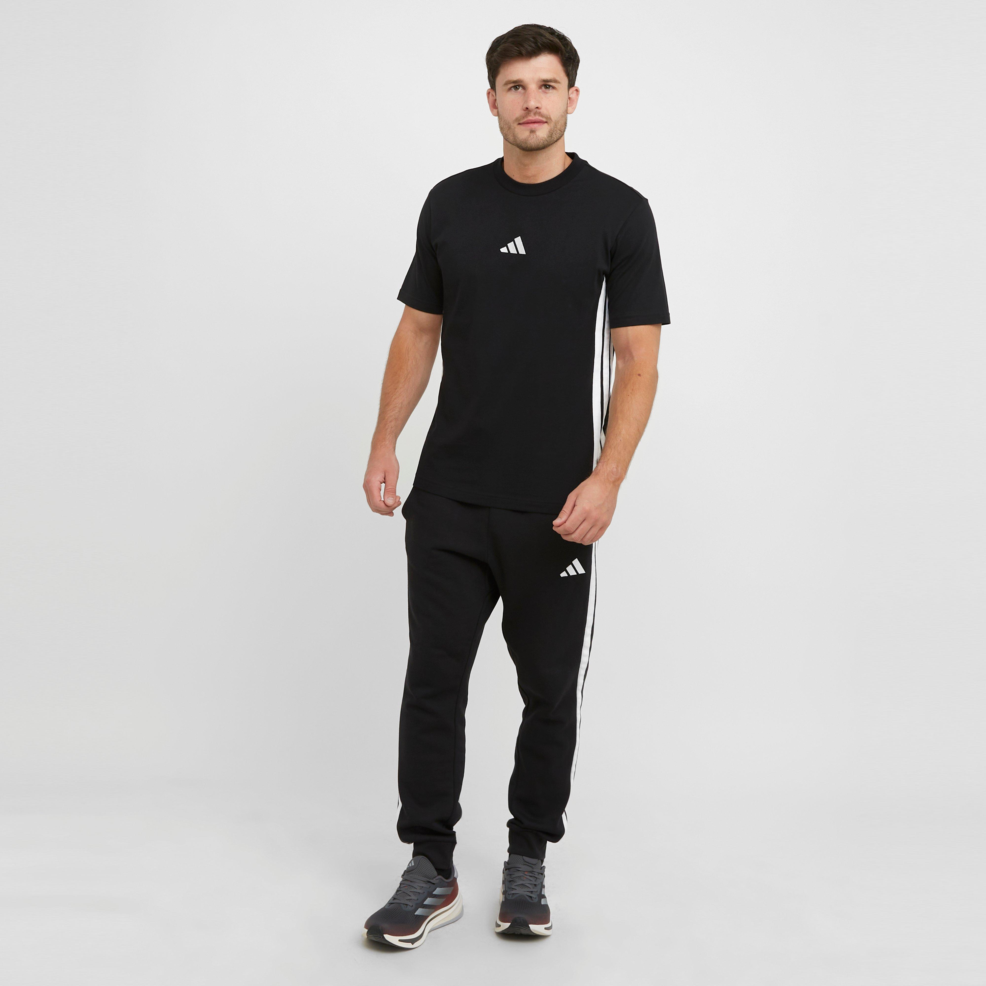 Men’s Essentials 3-Stripes Single Jersey T-Shirt