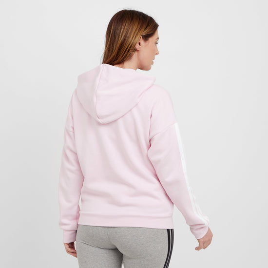 Women’s Essentials 3-Stripes Full-Zip Fleece Hoodie