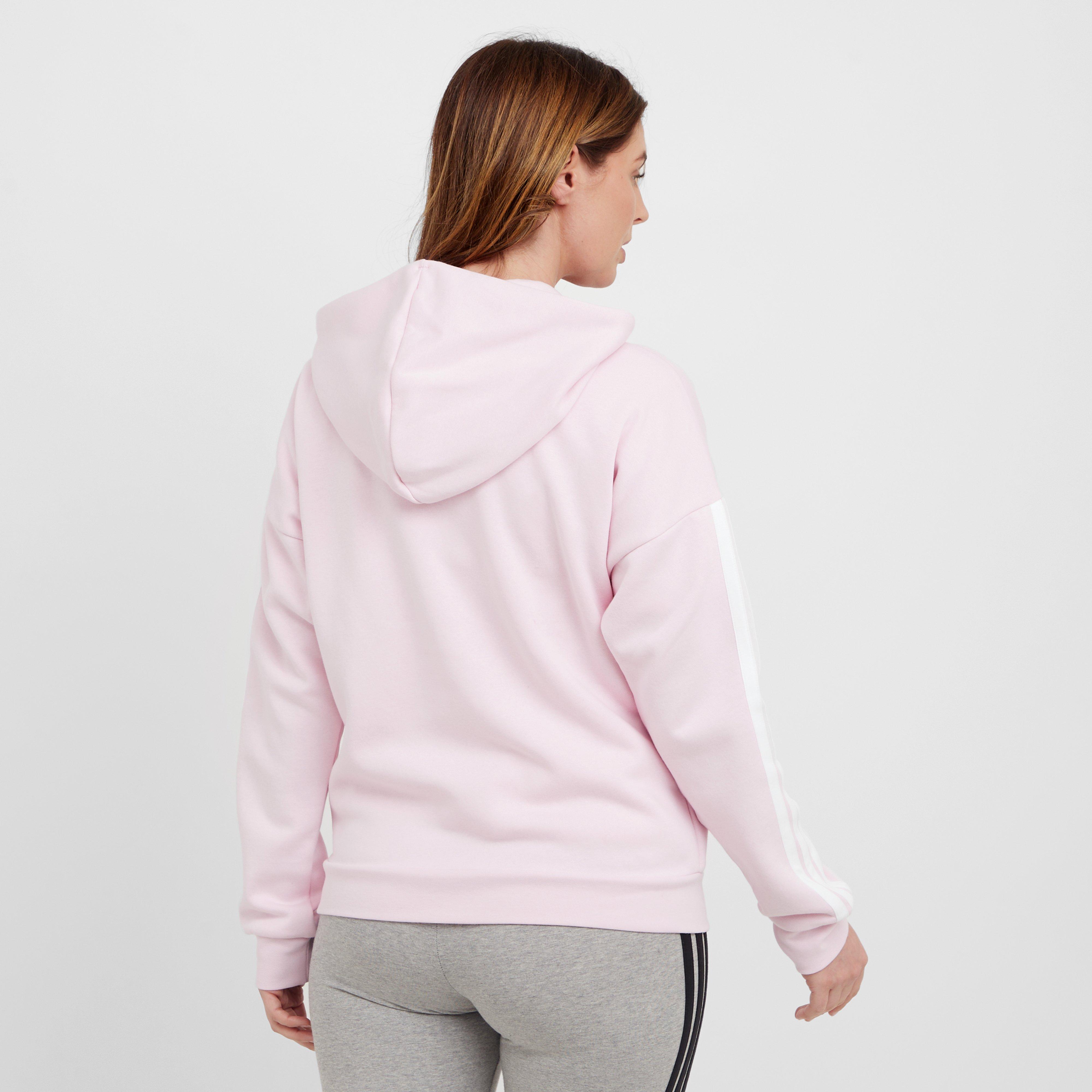 Women’s Essentials 3-Stripes Full-Zip Fleece Hoodie