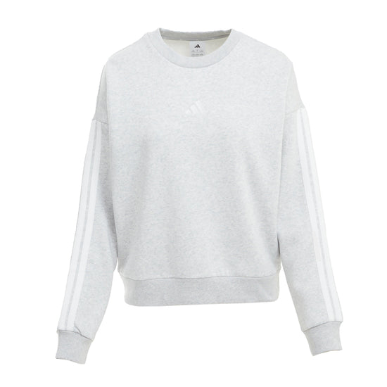 Women's Essentials 3-Stripe Fleece Sweatshirt