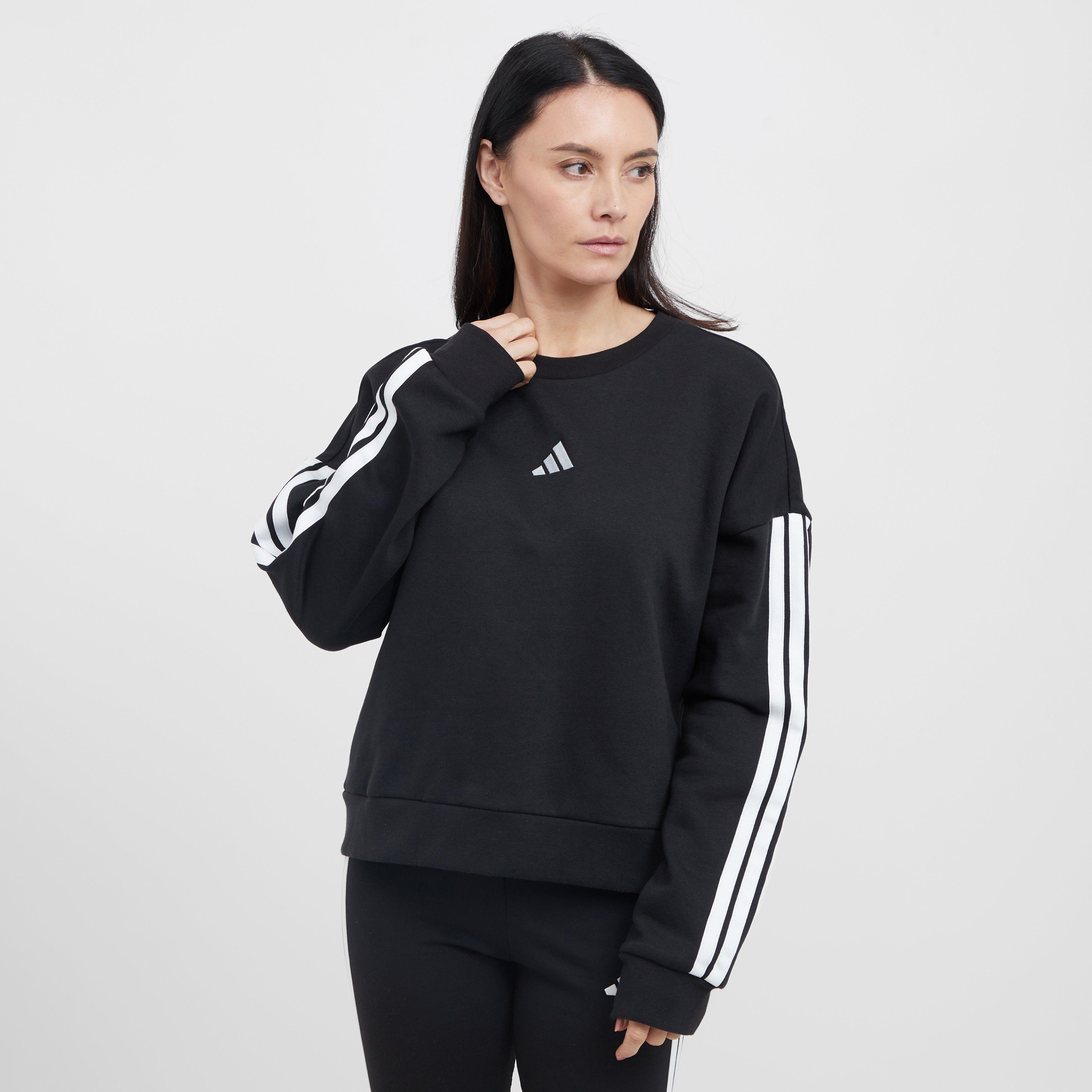 Women's Essentials 3-Stripe Fleece Sweatshirt