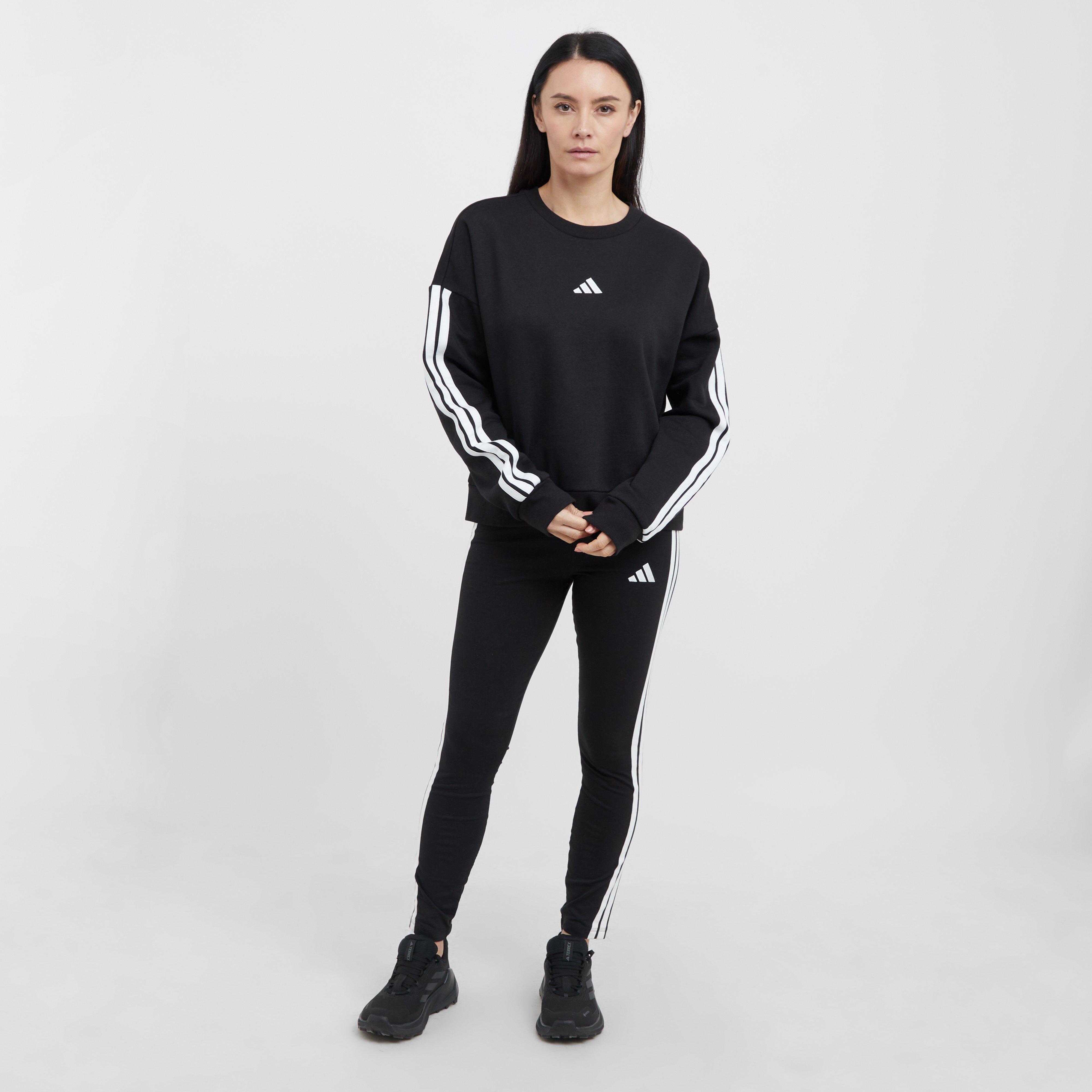 Women's Essentials 3-Stripe Fleece Sweatshirt