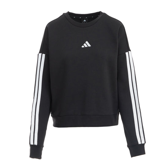 Women's Essentials 3-Stripe Fleece Sweatshirt