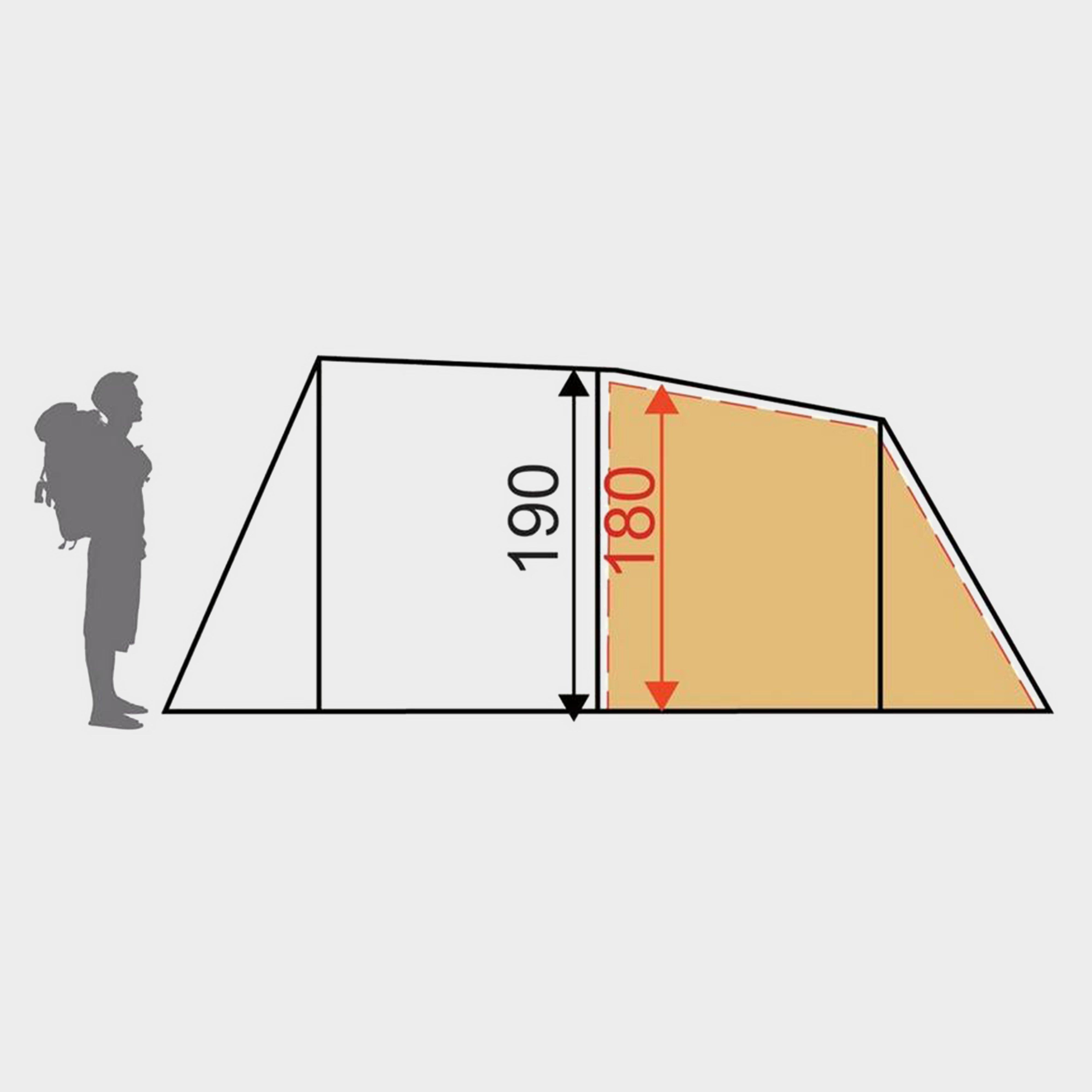 Refurbished Eurohike Sendero 4 Family Tent