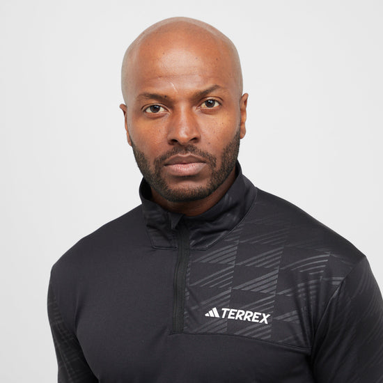 Men's Multi Half-Zip Long Sleeve Top